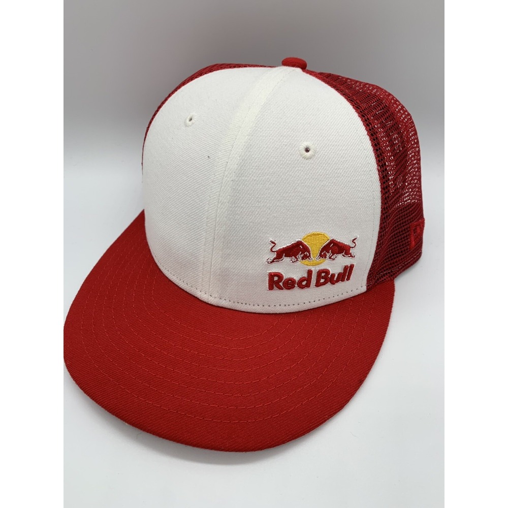 Redbull 7 1/2 59Fifty New Era Hat Fitted Cap‎ Low Profile Trucker